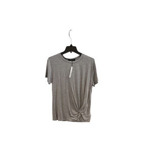 CARRA Gray Knot Front T-Shirt - Size M - Women's Tops